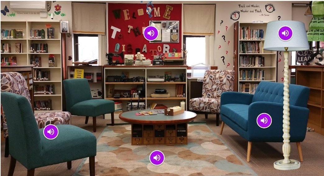 With <a href="/justmoteHQ/">Mote</a> and Google Slide you can create an interactive map of your school library or classroom to make learning more inclusive for your English language learners and #SpecialEducation students. docs.google.com/presentation/d… #tlchat #edutwitter #edtech #education #ELLs #ESL