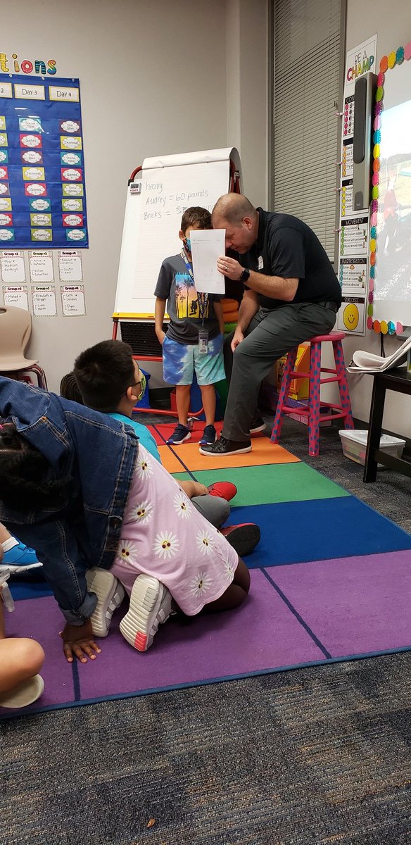 TammiWilhelm's tweet photo. @RKELions a great day for  students &amp; teachers learning with @gfletchy #engaged  #problemsolving @katyisd https://t.co/j585m2TPaK