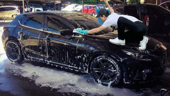 ooohiris's tweet photo. for car wash services, just message @.oohsehun thankieee https://t.co/6w9qxQi7IG