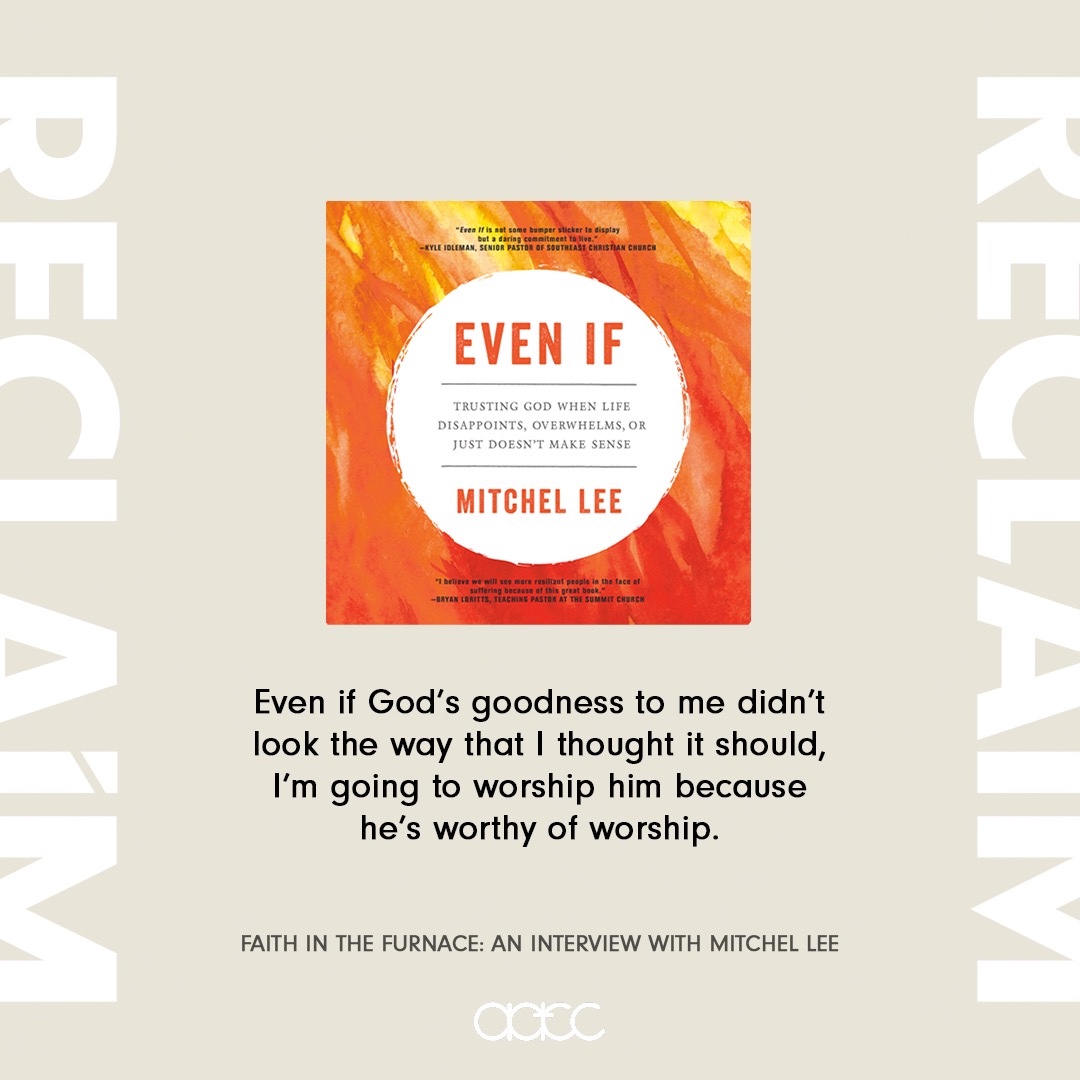 When everything in life seems to go wrong, how can we trust in the goodness of God? Mitchel Lee about insights from his new book, Even If, stories of his experience as an Asian American writer and pastor, and encouragements for readers: …ianamericanchristiancollaborative.com/article/cultiv…
