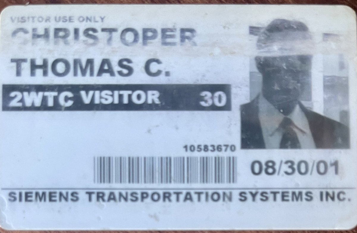 capnttom's tweet image. Never forget, I know I won’t! I was one of the lucky ones as my 9/11 meeting was cancelled the night before 9/11. Several of my colleagues didn’t make it.