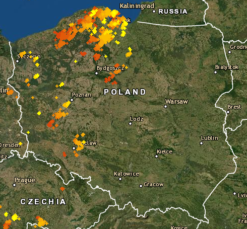 burzowo's tweet photo. Aktualna mapa burzowa.
Bieżące dane jak zawsze na https://t.co/rwAFrgcP2e https://t.co/thXSwfMxM9
