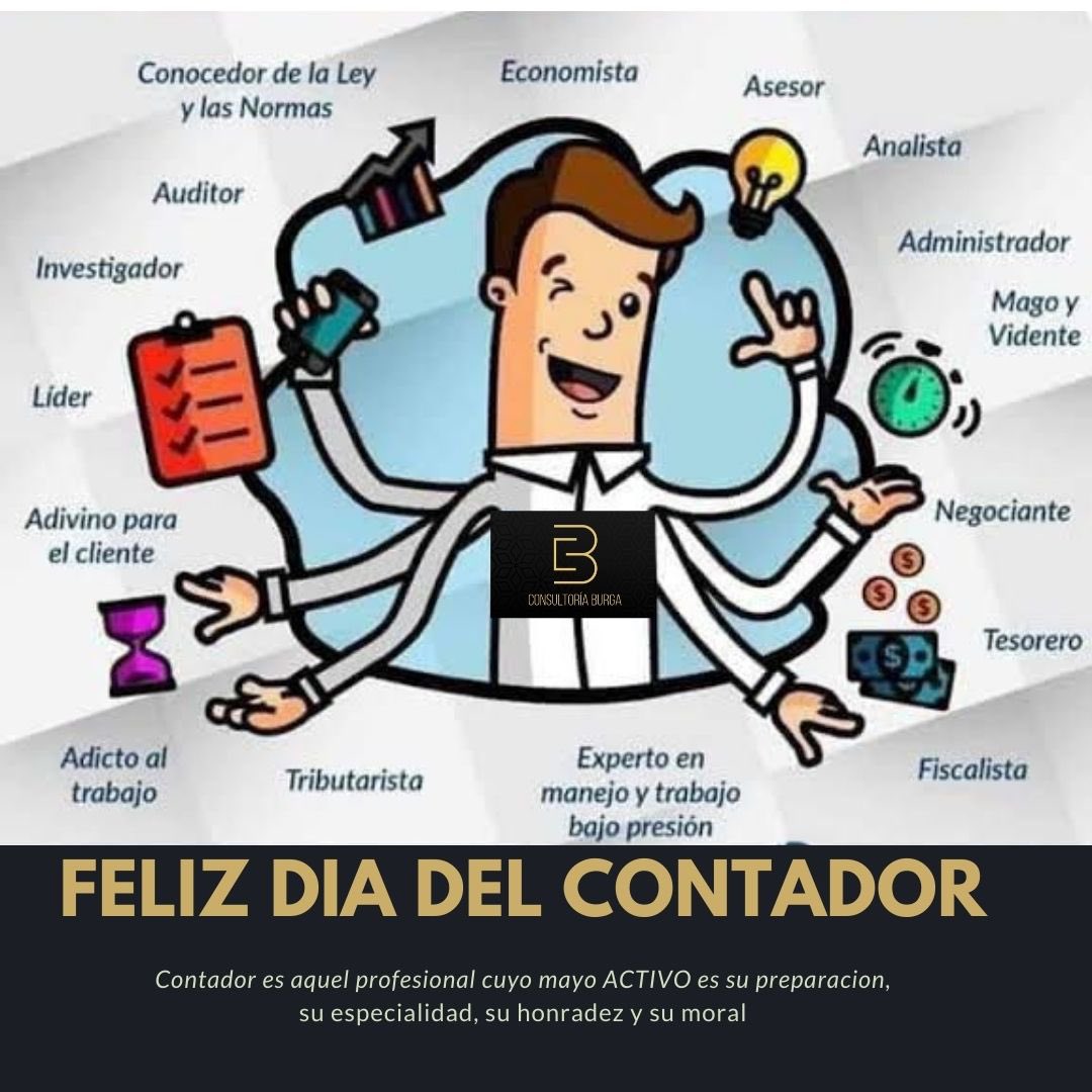 maburgat's tweet photo. Consultoria Burga les desea un feliz día a todos los colegas que día a día enorgullecen nuestra profesión- Feliz día del Contador 👨🏻‍💻📊🧮🗄📋 https://t.co/oDDJ2pWBsD