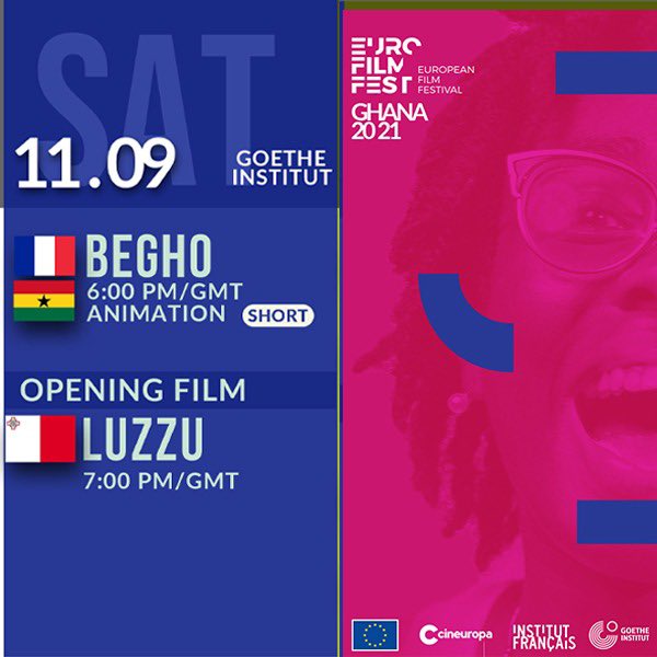 euffgh's tweet photo. #Euffghana2021 opens in 4 hours! 🥳
Features animation #Begho relates history of Begho market, #Ghana.
Produced @past_andcurious & @animaxfyb. Supported @FranceandGhana. Written - Victoria Aryee & Daniel Kumah, @RobionBrunner
Also, #Maltese #Luzzu @luzzu_film @alex_camilleri https://t.co/Q5uVipGDV4