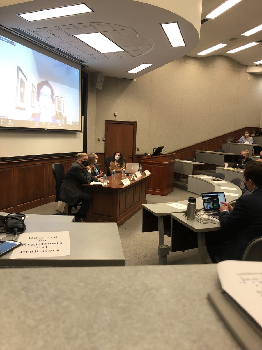 First panel on the second day of #WMPreview included a fascinating discussion on #ElectionLaw and #SCOTUS moderated by <a href="/WMLawSchool/">William & Mary Law School</a> Professor Rebecca Green, with panelists <a href="/DavidGSavage/">David Savage</a>, <a href="/PaulSmithCLC/">Paul M. Smith</a>, Pamela Karlan <a href="/CivilRights/">DOJ Civil Rights Division</a>, and Erin Murphy of <a href="/Kirkland_Ellis/">Kirkland & Ellis</a>