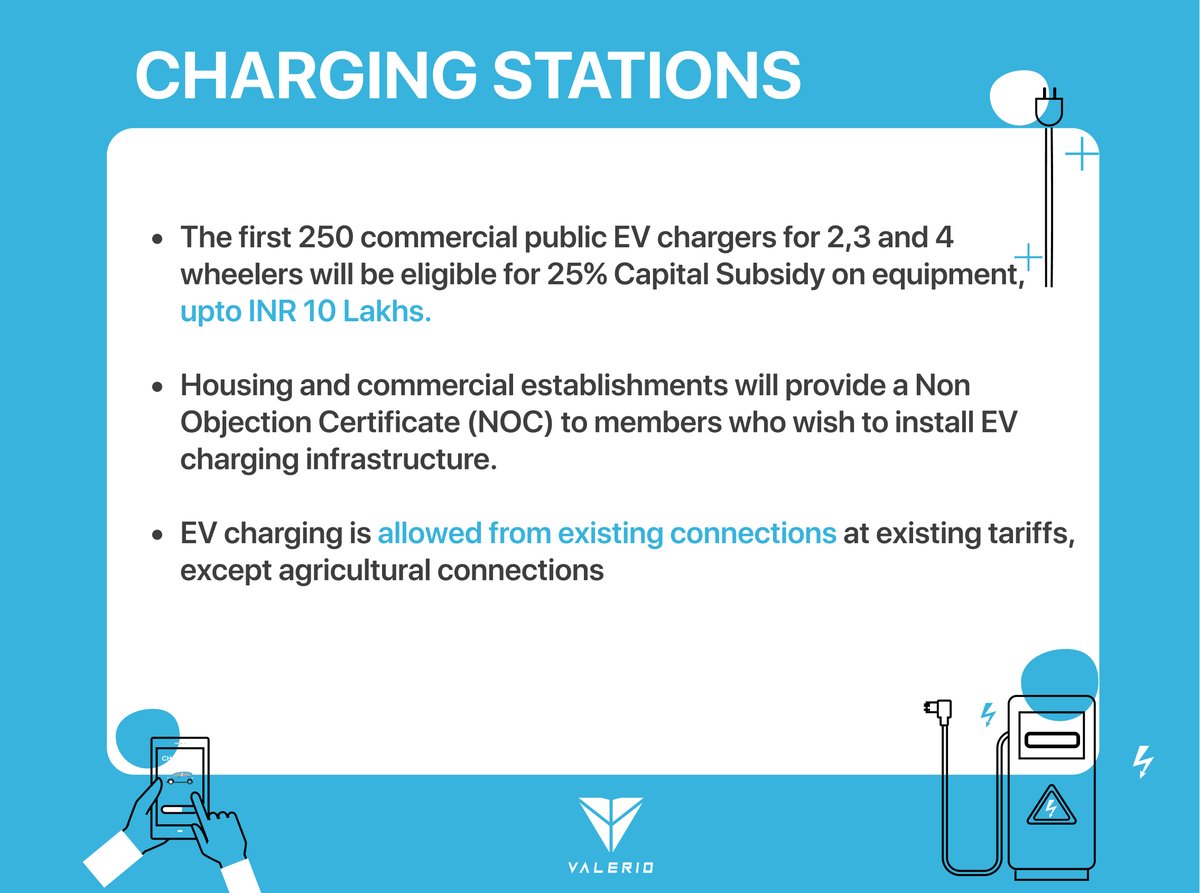 ValerioElectric's tweet photo. Here is all you need to know about Gujarat Government's EV Policy. Incentives for EV buyers and benefits of setting up charging infra, all summed up. https://t.co/BALKV11iTU