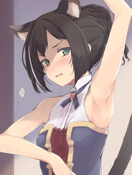 キャルちゃんの腋…うぅ… 