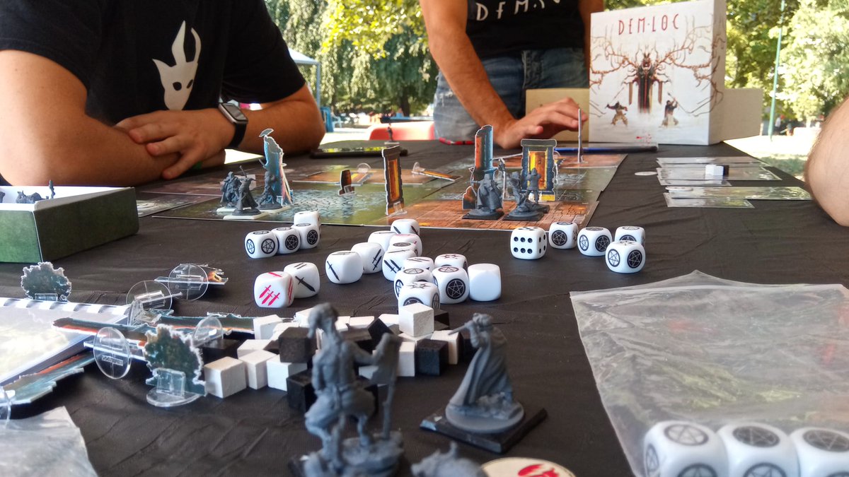 dem_loc's tweet photo. We are waiting for you at our table to discover, directly with the creators of the game, the world of #Demloc.
Come and meet us at To Play, parco della Tesoriera Turin. 
#giochidatavolo #boardgaming #esploragiochi  #boardgame #boardgamers #brettspiel #brettspieler 
#boardgamegirl https://t.co/SpUB3aKgni