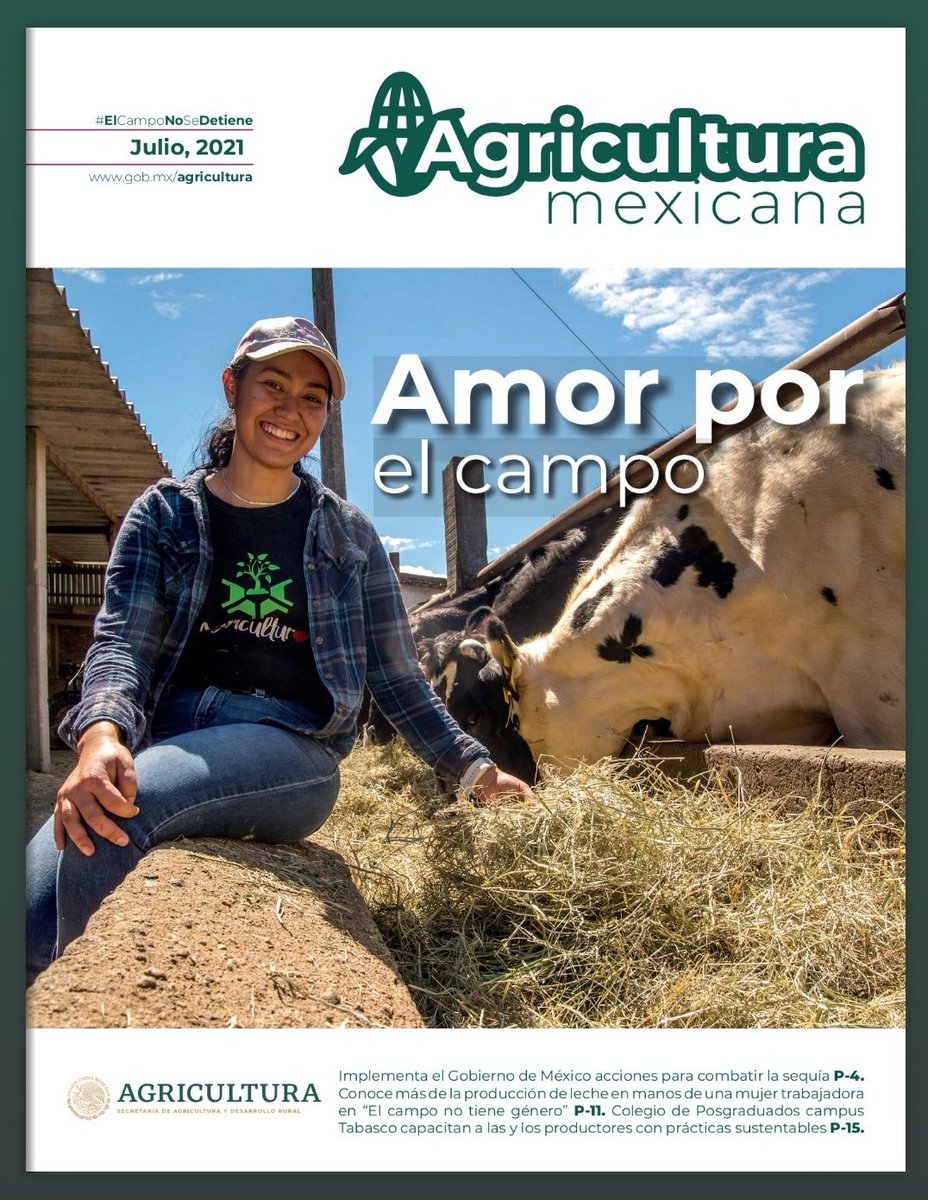 utvco's tweet photo. #LiderazgoUTVCO
"El campo no tiene género" 🐄🌱🌳
Conoce y comparte la Revista Agricultura Mexicana de la SADER, en esta edición digital encontrarás la experiencia de Jeniffer Salazar, estudiante de @agro_utvco. 
Consulta la revista en: 👇 https://t.co/Pg9mf68EBS https://t.co/9VdA0R40oE
