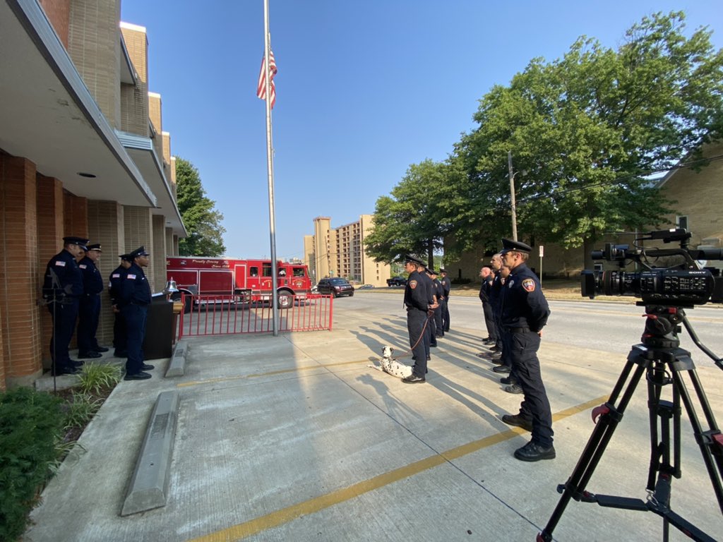 The department began reading names of first responders killed on 9/11 at 9:01 AM. They are only on last names with the letter “M”