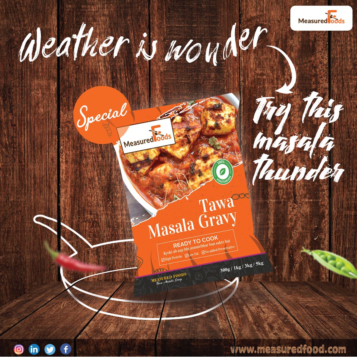 FoodMeasured's tweet photo. Bahut hua ab life me tasteless food ka Attyachaar. Badaliyee apne Vichar.
Why skipping this tastefunda.
#measuredfood #foodpacket #packetfood #tawagravymasala #gravy #masala #readytocook #weather #Wonder #khana #bhojan #Special #LucasIsinnocent #drabdulqadeer #ONEDAY #oldmen https://t.co/GAZNwbxirl