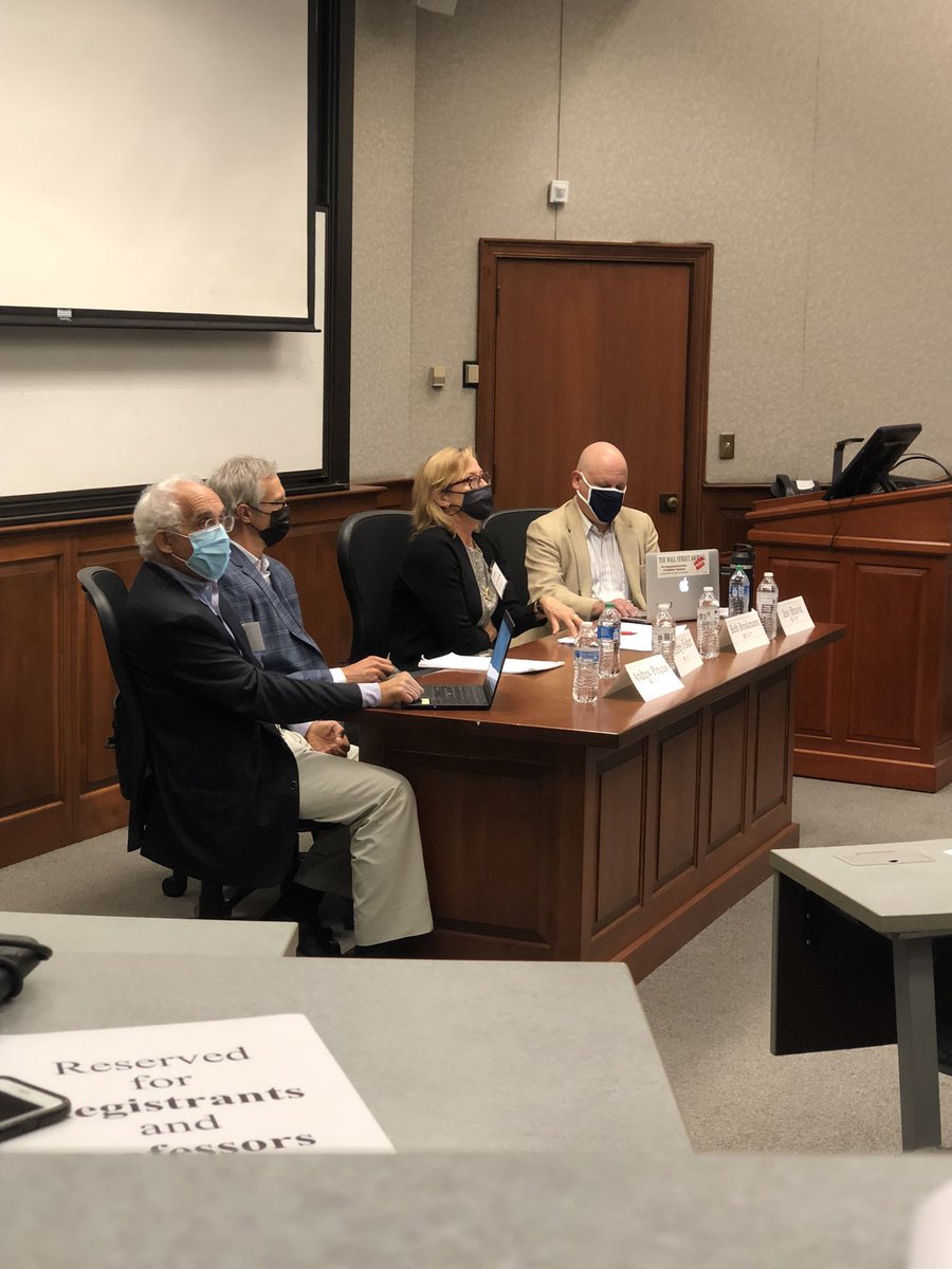 #WMPreview <a href="/WMLawSchool/">William & Mary Law School</a> continues with a discussion on state secrets and First Amendment free speech concerns on a panel moderated by Jess Bravin of <a href="/WSJ/">The Wall Street Journal</a> with panelists Beth Brinkmann of <a href="/CovingtonLLP/">Covington</a>, Andy Pincus of <a href="/Mayer_Brown/">Mayer Brown</a>, and Professor Jeffrey Fisher <a href="/StanfordLaw/">Stanford Law School</a>