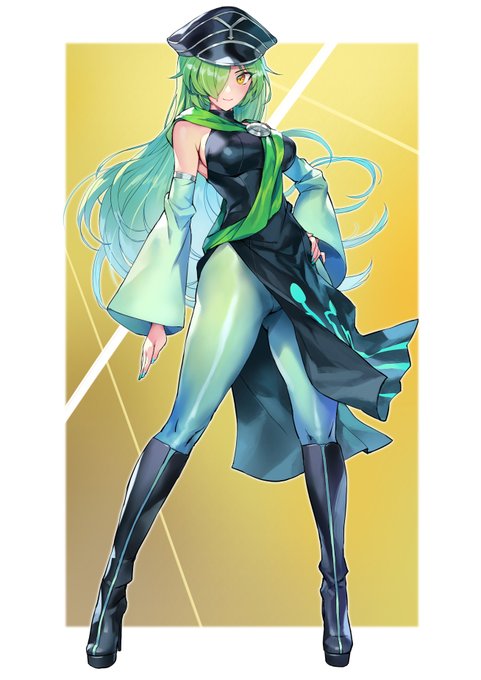 個人依頼でネルサメさん(@nerusame)のオリキャラ エクステリアさんを描かせていただきました!
片目隠れを筆頭に好きな属性が詰まっています!! 