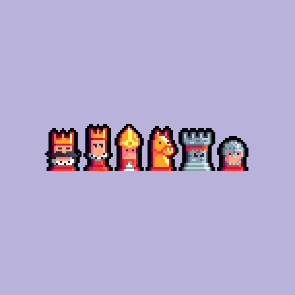 guinubdraws's tweet photo. A mini #set of mini #ChessPieces ♟️
#xadrez #peças #pixelBR #pixel_dailies @Pixel_Dailies #pixelart #gamedev #aseprite @aseprite https://t.co/aT0geMJHgH