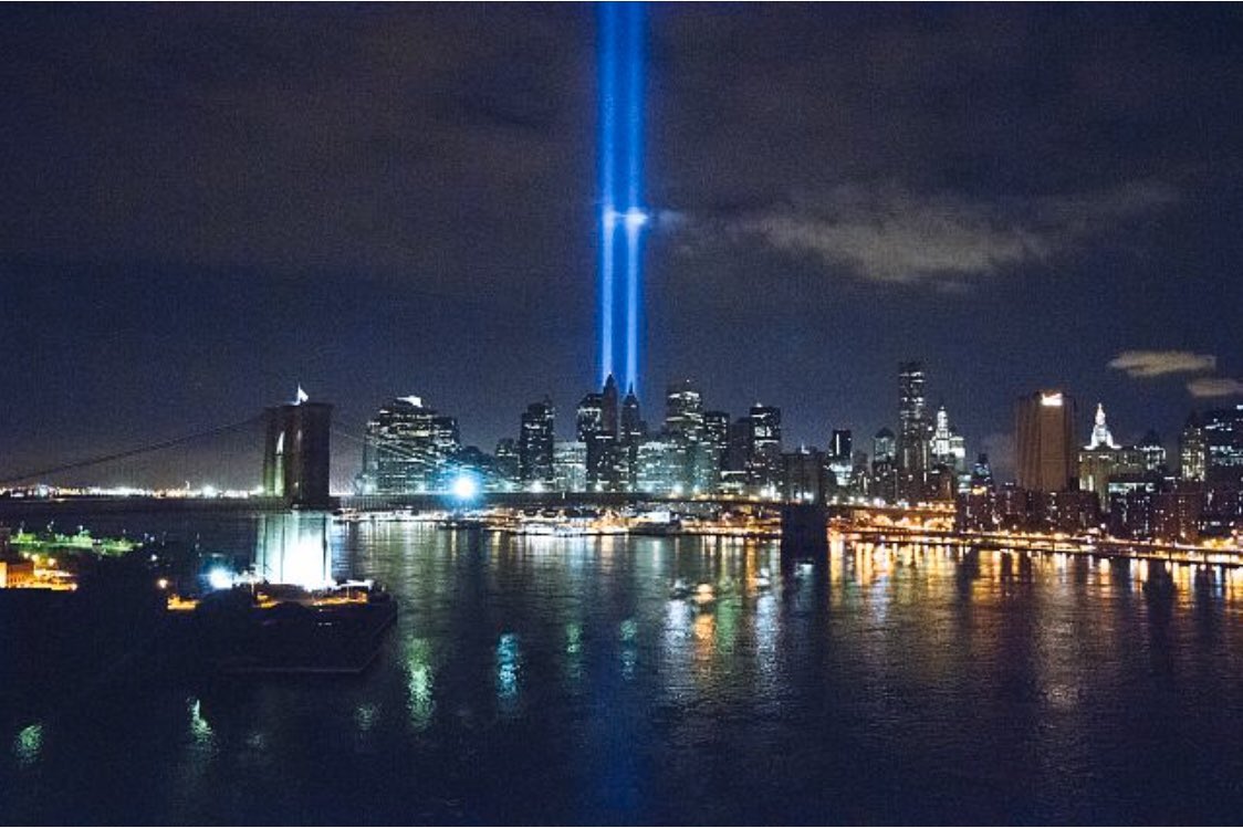 Terence4Durham's tweet photo. Today marks 20 years since the Sept 11 attacks on American soil. 20 years ago today, people ran through the streets of NYC from the collapsing of two of the mightiest buildings in our country. What happened 20 years ago affected so many in so many ways. We will never forget!!! https://t.co/WJawlRh2Yn