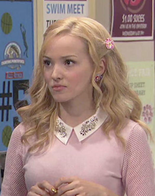 Liv & Maddie: Season 2 Episode 15 Maddie's Pink Embroidered Top