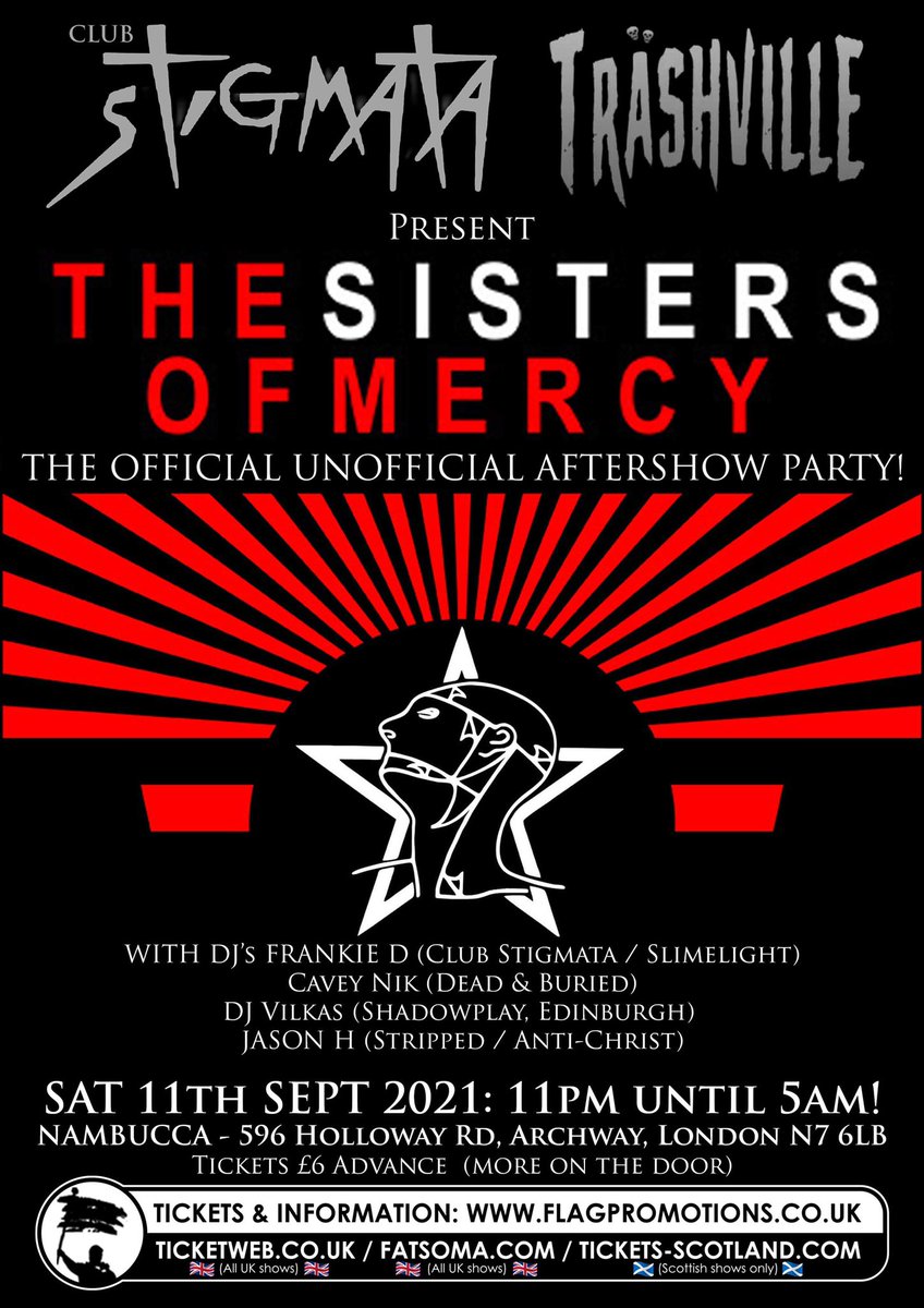 Tonight Come and hear the roar or big machine and dance the ghost with me! 11pm - 5am! @tsomofficial #sistersofmercy #aftershowparty #hrhgoth #lebanonhanover #nambucca #lordofthelost