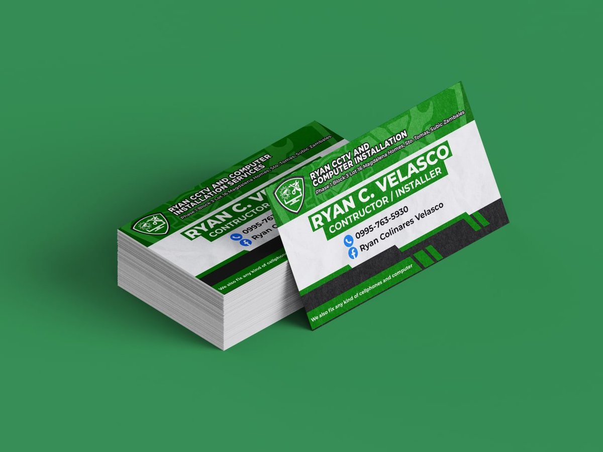 editwithbea's tweet image. Calling Card for Ryan CCTV and Computer Installation Services

#BDesigns
#VideoEditor 
#GraphicDesigner