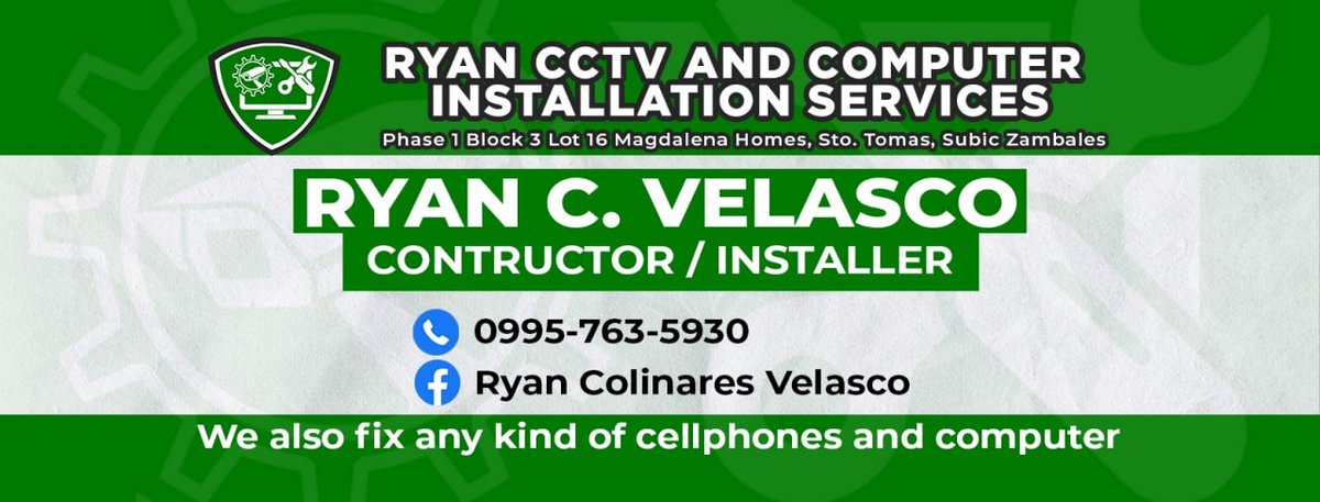 editwithbea's tweet image. Facebook Cover for Ryan CCTV and Computer Installation Services 

#BDesigns
#VideoEditor 
#GraphicDesigner