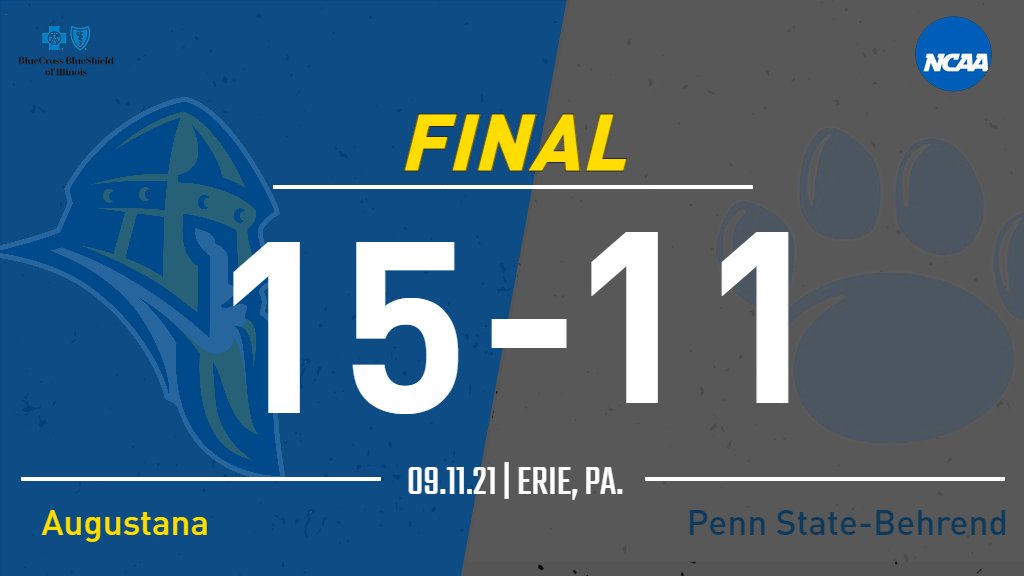 augieathletics's tweet photo. That's game! The @AugustanaPolo men pick up a win in their first varsity contest in school history, defeating PSU-Behrend 15-11! https://t.co/ArhWQPaQPB