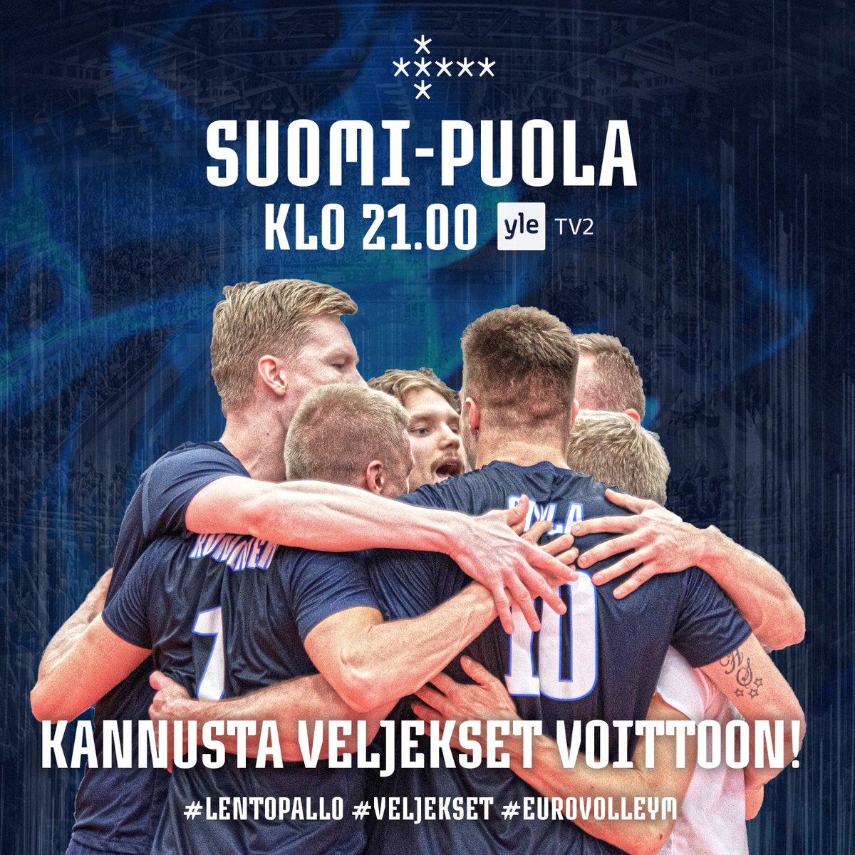 VELJEKSET mukana EM-kilpailujen pudotuspeleissä 💥🇫🇮

Lauantaina kannustetaan villisti, kun vastassa on kotikentällään hallitseva maailmanmestari Puola.

#veljekset #EuroVolleyM