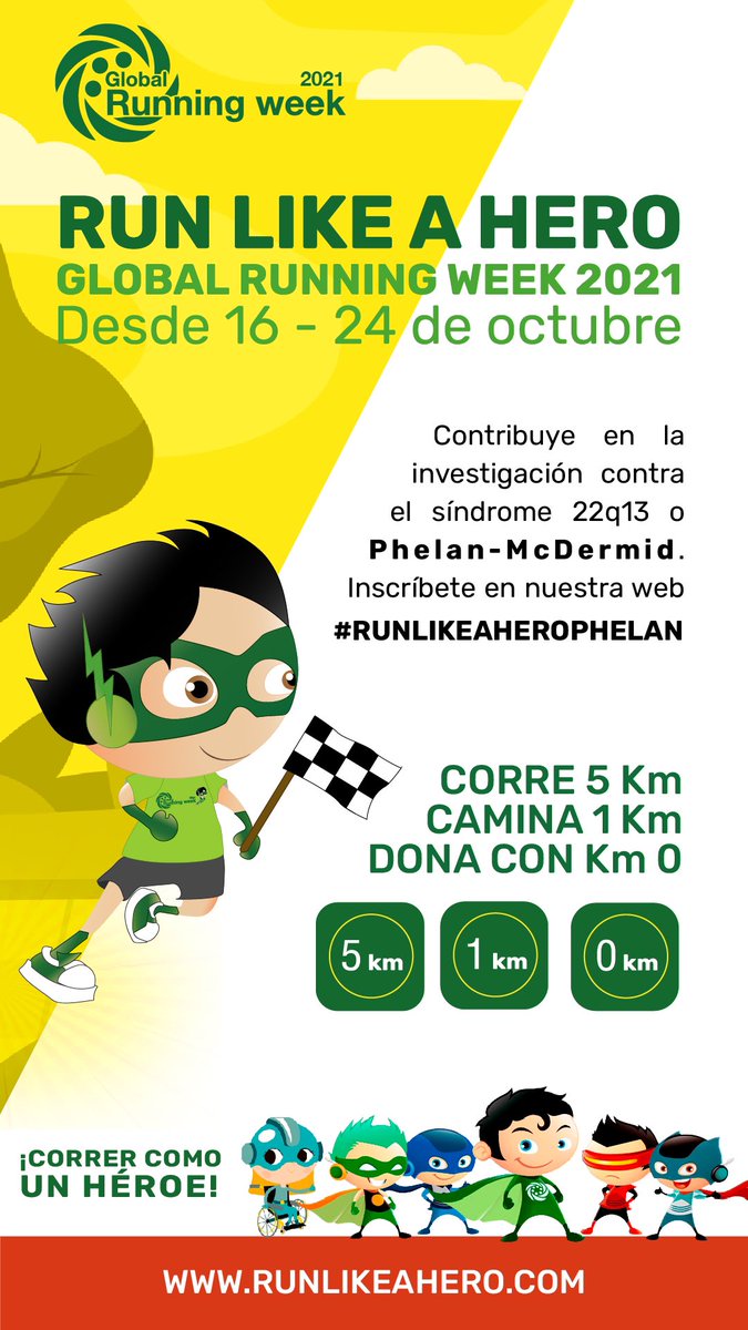 Asociación Síndrome de Phelan McDermid España (@phelanmcdermid) on Twitter photo Da igual como seas: corredor, caminante o espectador desde el sofá, como <a href="/raquelsastrecom/">Raquel Sastre</a>. Tenemos una inscripción en la <a href="/RunPhelan/">Run Like a Hero Phelan</a> para cada persona.
Y, como dijo el poeta:
“Caminante, no hay camino.
Se hace investigación al colaborar”.
O algo así. #runlikeahero Da igual como seas: corredor, caminante o espectador desde el sofá, como <a href="/raquelsastrecom/">Raquel Sastre</a>. Tenemos una inscripción en la <a href="/RunPhelan/">Run Like a Hero Phelan</a> para cada persona.
Y, como dijo el poeta:
“Caminante, no hay camino.
Se hace investigación al colaborar”.
O algo así. #runlikeahero