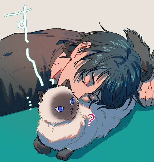 ネコチャン好きなら越前リョーマもカルピン吸ってるだろ 