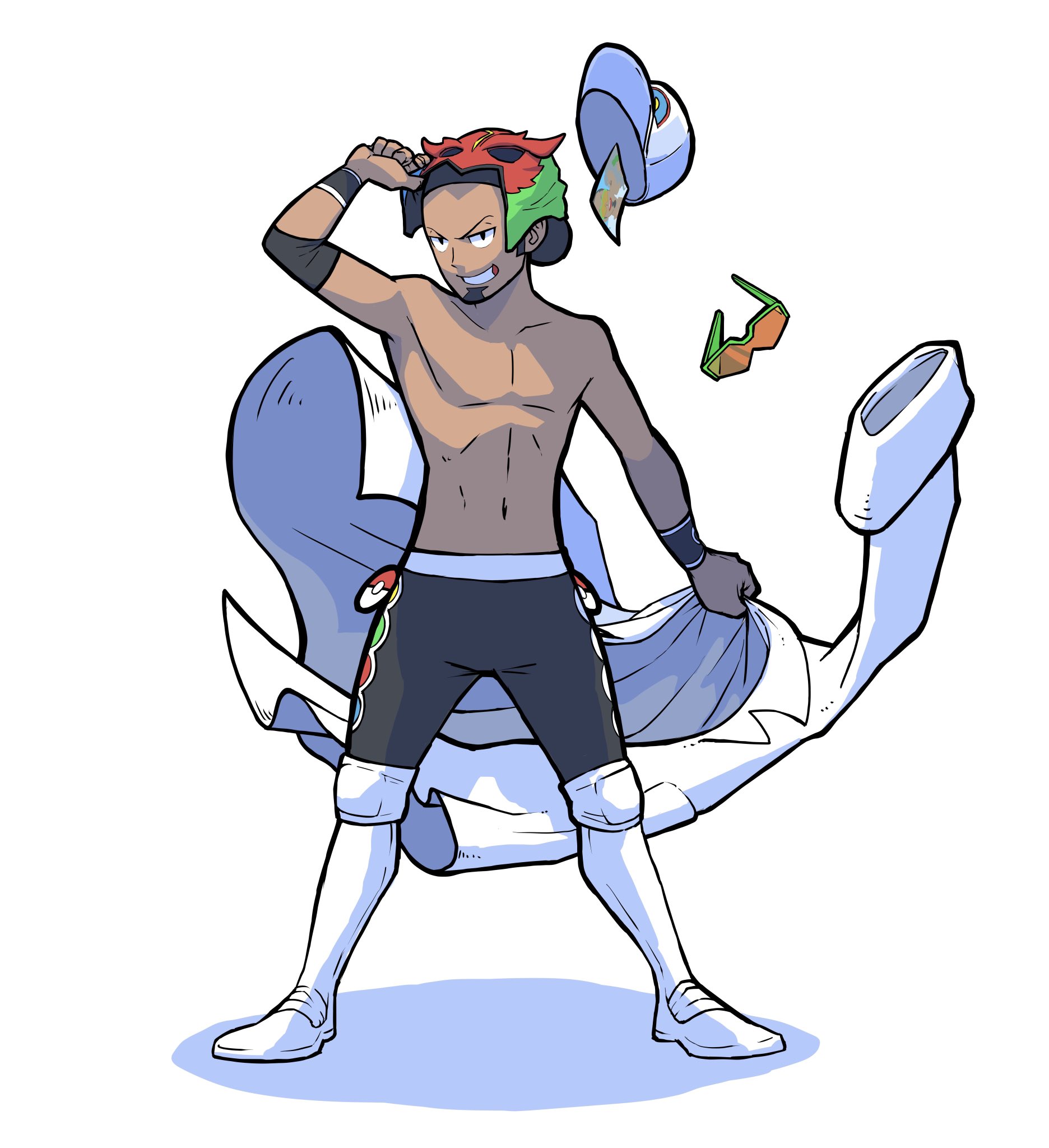 伊雪 ポケモンファンアート ポケモンイラスト ククイ博士 T Co Seacxrwjhe Twitter