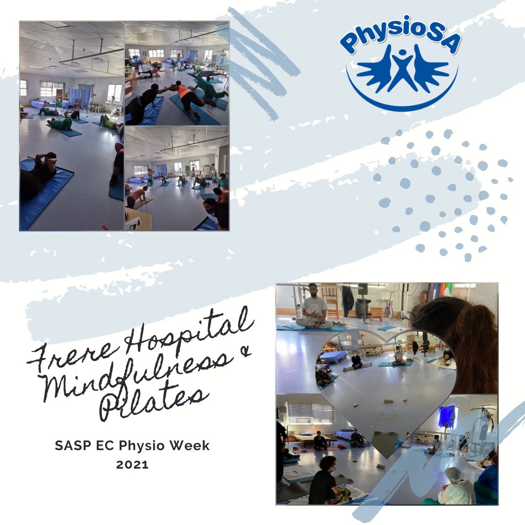 PhysioSA's tweet photo. The Eastern Cape Branch of the SASP has had a busy week promoting Physiotherapy!
From Pilates and soccer to long Covid education!
Well done to all!
#PhysioWeek
#PhysioSA
#GoPhysio https://t.co/IqiEFsWrBm