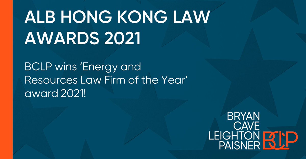 BCLPlaw's tweet image. We’re thrilled to be named as Energy and Resources Law Firm of the Year  at this year’s Asian Legal Business Law Hong Kong awards.  Congratulations to the team Ilan Freiman, Dominic Gregory, Wayne Ma and Tun Zaw Mra
#law #energyandresources #BCLP