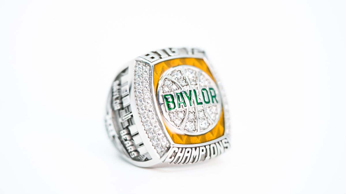 BaylorMBB's tweet photo. Some really big rings for the #Big12MBB Champs 🏆

#SicEm | #CultureofJOY 🏀 https://t.co/Yfxd8sRlMp