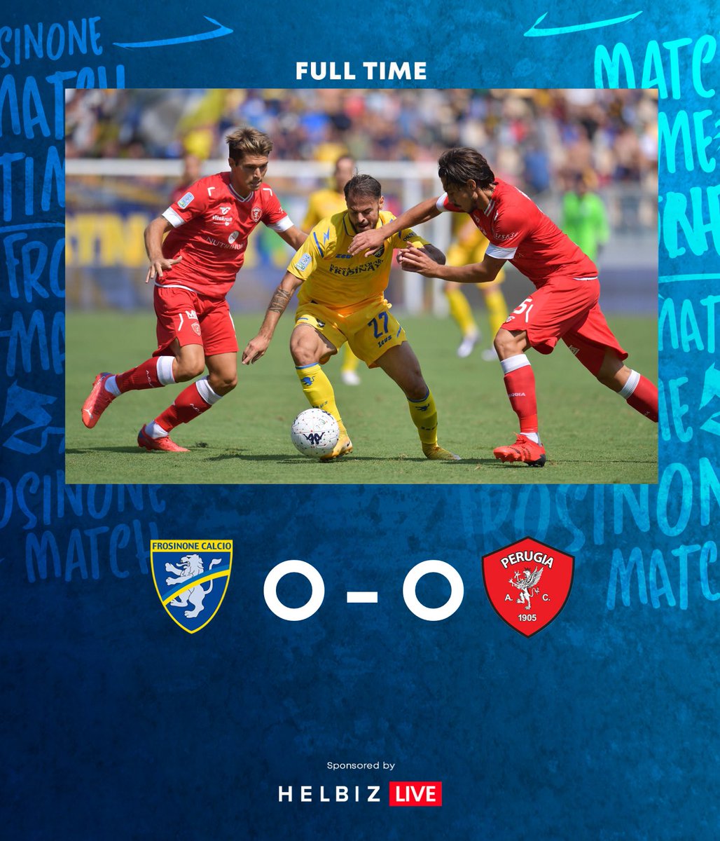 Frosinone1928's tweet photo. FULL TIME ⏱ #FroPer https://t.co/qC8LWoGtbv