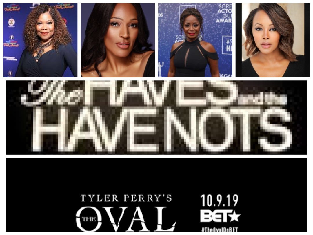 TEAMBENICA's tweet photo. #HAHN.

#TylerPerrysTheOval.

#HAHN Queens With Their #TylerPerrysTheOval Counterpart Queens. All Four Are Intelligent Beautiful And Talented REAL TALK.💯 https://t.co/AaXi7UEI3U