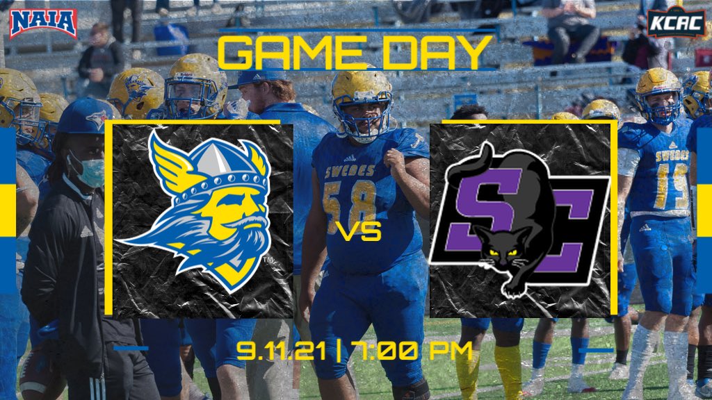 BethanySwedes's tweet photo. 🏈🏈GAME DAY 🏈🏈

🆚 Southwestern College
🕐 7:00 PM
📍 Anderson Stadium | Lindsborg, Kan.
🎥 https://t.co/2WBR06YSE2

#Swedes #RockarStockar https://t.co/CLS9zw7iAg