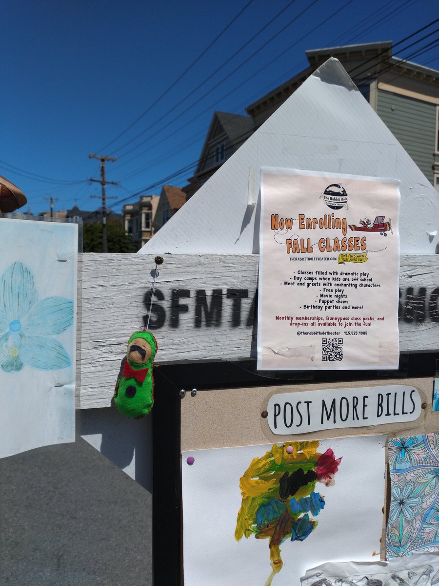 shadarko's tweet photo. I'm out with #EmperorNorton today. I'm helping him survey the #slowstreets.  If you see us, say hi.  If you find one of his felt dolls, keep it!  #tinyemperornorton

#SF #Slowstreet #felt #findme #slowsanchez https://t.co/Qaahrczopm