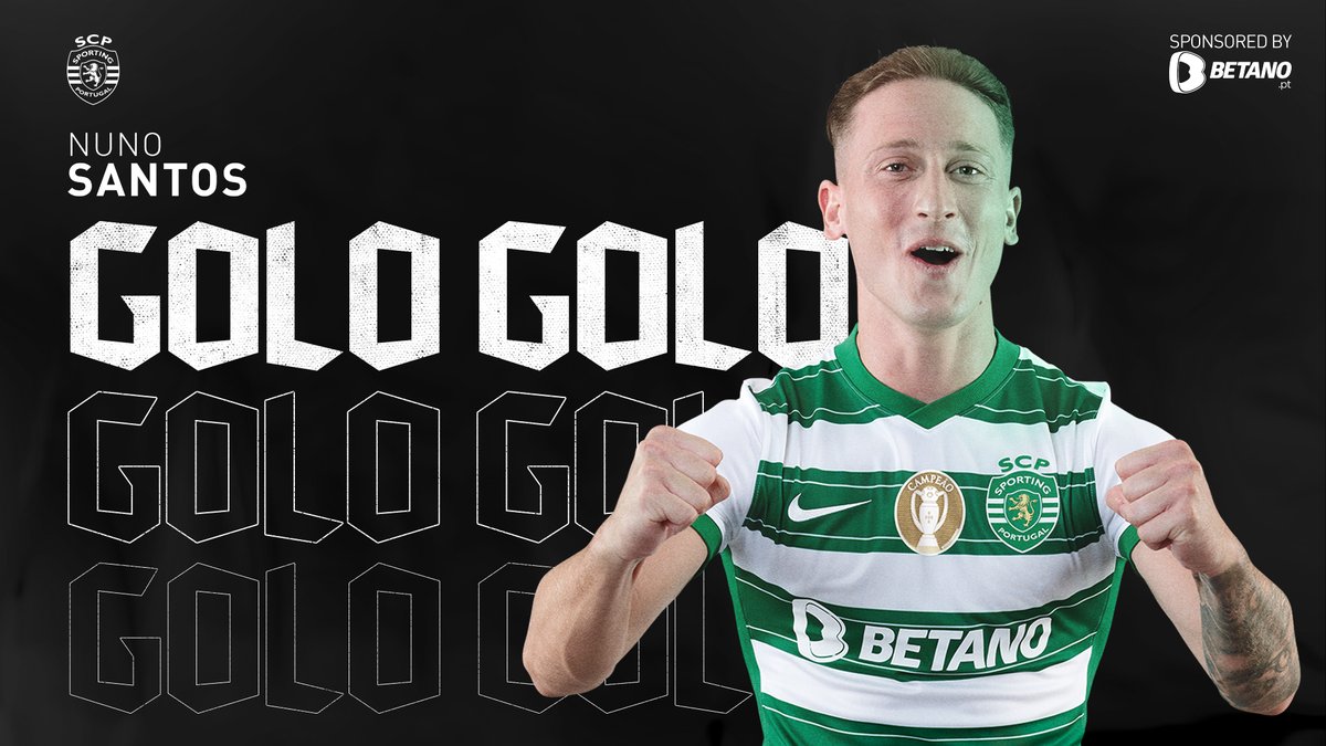 🎙 16' GOLOOOOOOOOOO!!!! <a href="/nunomsantos11/">Nuno Santos</a>!! Está feito o primeiro dos Leões!! 💪 

Acompanha tudo em: alvaladeemcasa.pt

#SCPFCP | 1-0 | #LigaPortugal #DiaDeSporting