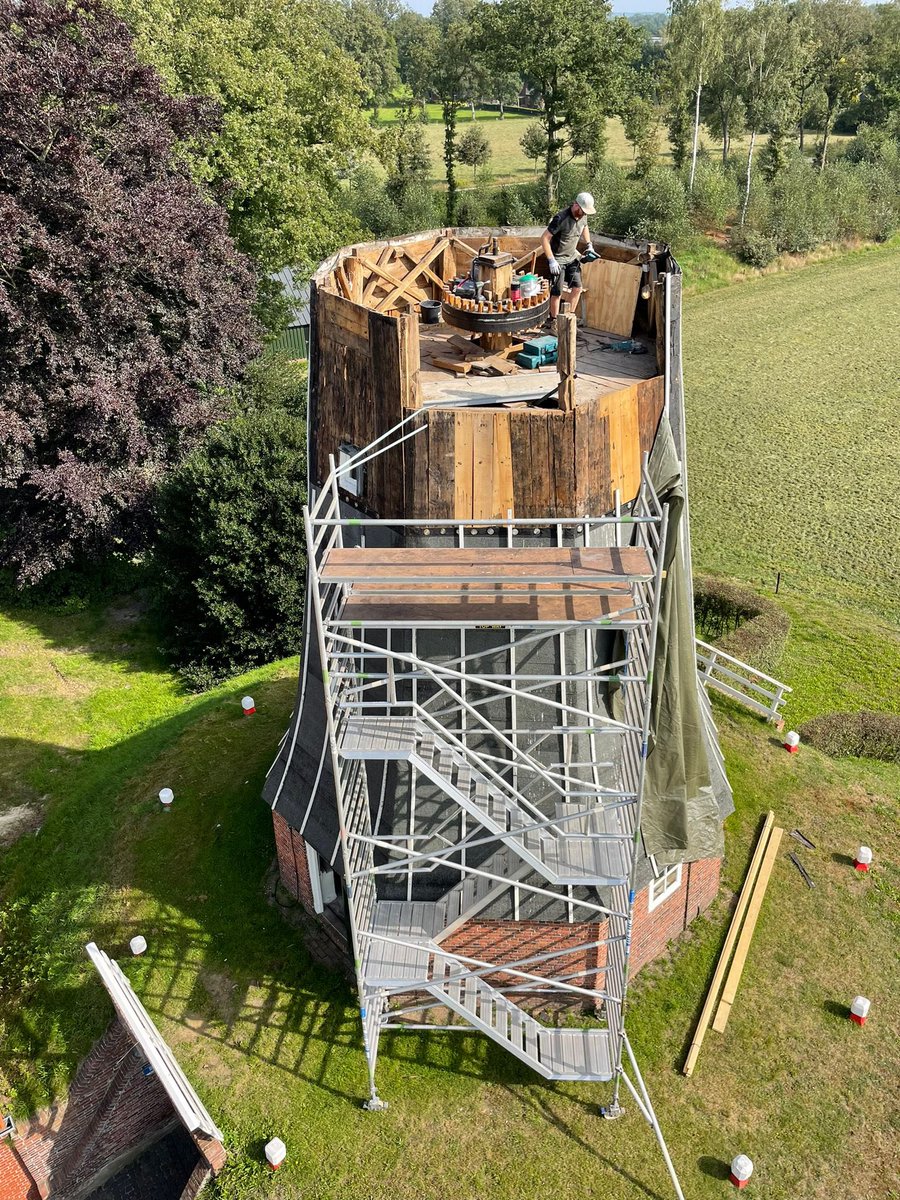 peterhaverkort's tweet photo. Ook de @GeesterseMolen doet mee met de club spaaractie van @PlusWallerbosch in @Geesteren 

Iedereen kan zien waarvoor we de steun goed kunnen gebruiken: de molen wordt momenteel flink gerestaureerd!

We hopen dat veel sponsorpunten aan ons worden gegeven. Alvast bedankt! https://t.co/u1pQiugq8J