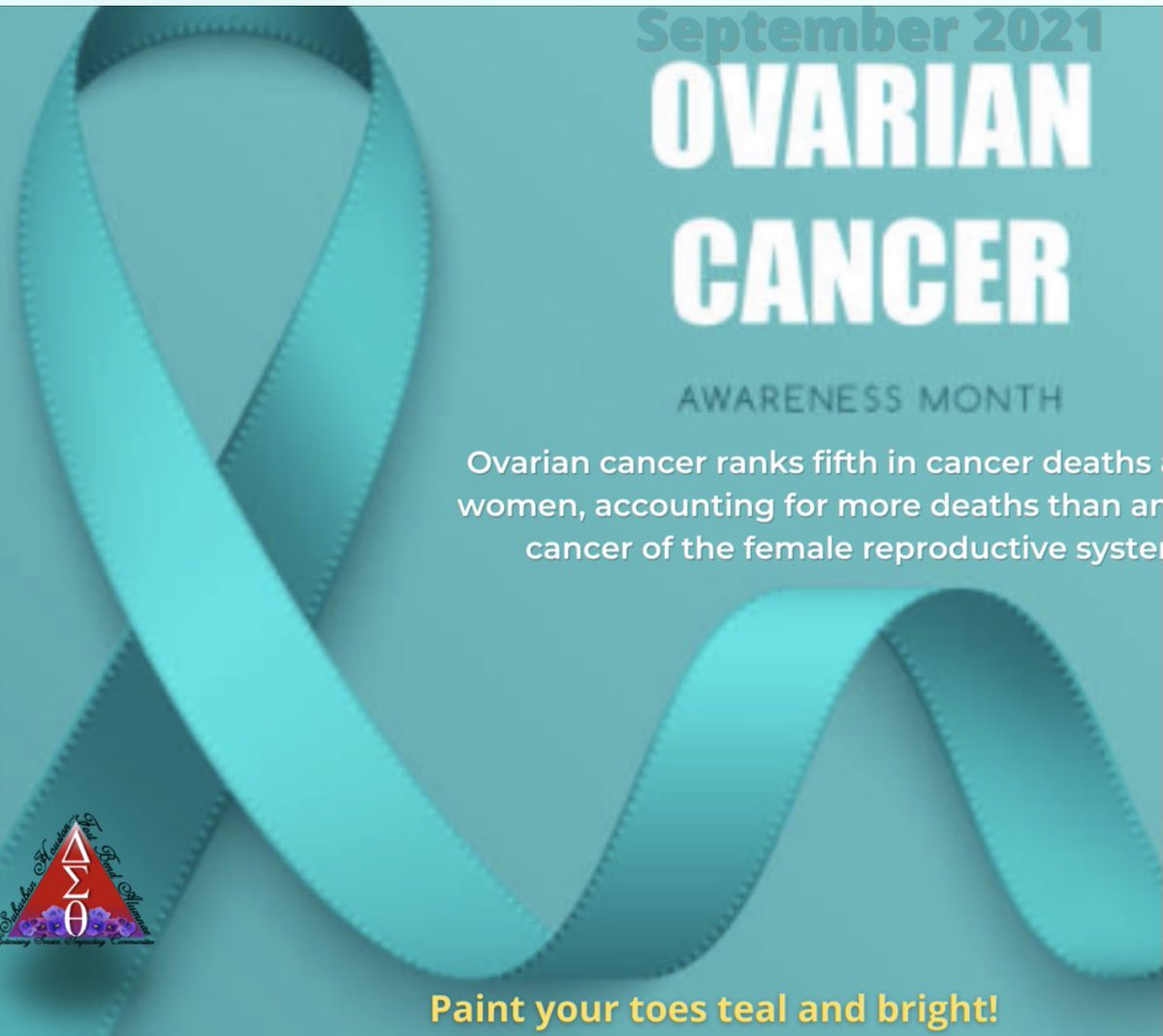 mzhogansheroes's tweet photo. #tealtoes #ovariancancerawareness #SHFBAC #DeltaSigmaTheta
It’s the dreaded disease that took my mom from me. ❤️🩹. Let’s raise awareness ladies. Paint those toes Teal! https://t.co/IGRZPfMqdP