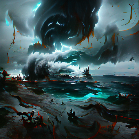 ganprompter's tweet photo. Gonna give away 3 #NFT artwork, from my first batch of CLIP-guided VQGAN prompts while listening to Iron Maiden's latest album Senjutsu. Those who follow + RT this tweet will be eligible for the giveaway. #NFTGiveaway #NFTCommunity #NFTcollection #NFTdrop #NFTartist #AIart https://t.co/CSsdmhmVwG