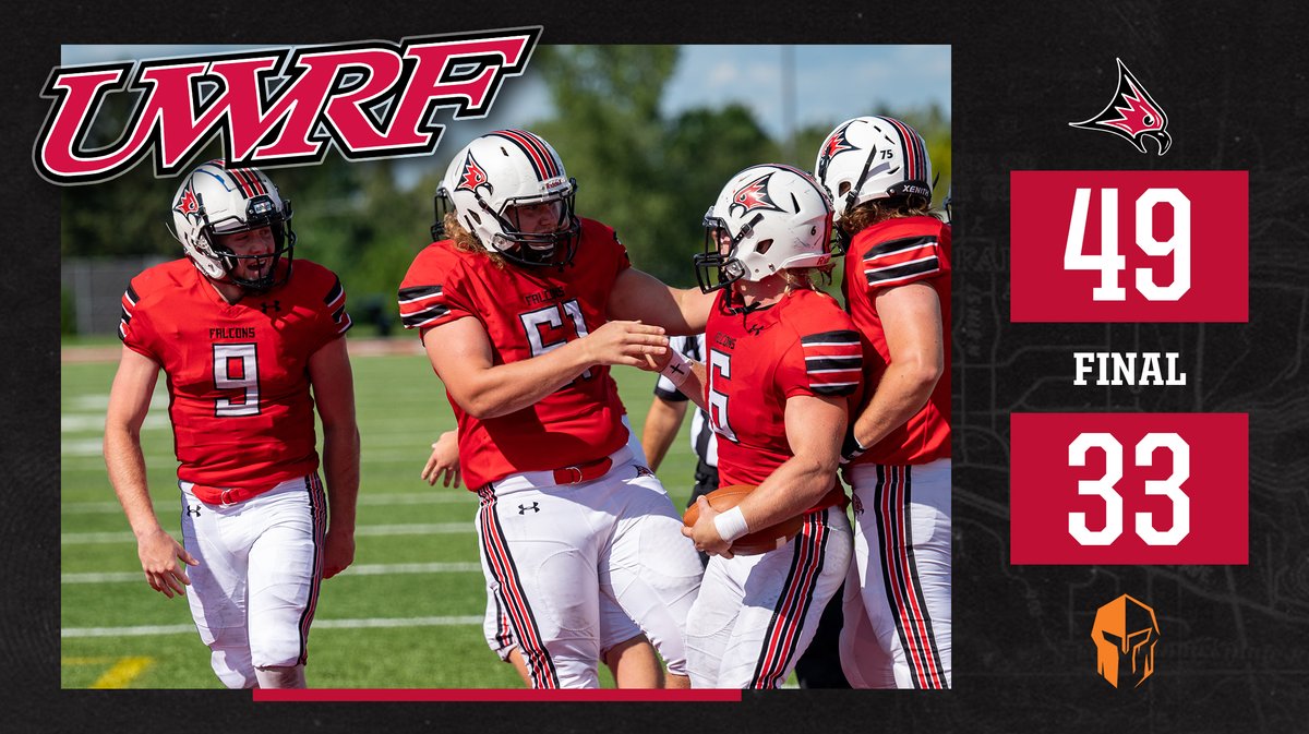.<a href="/UWRFFootball/">Falcon Football</a> earns a big road win down in Arkansas over Hendrix College!

#FFT