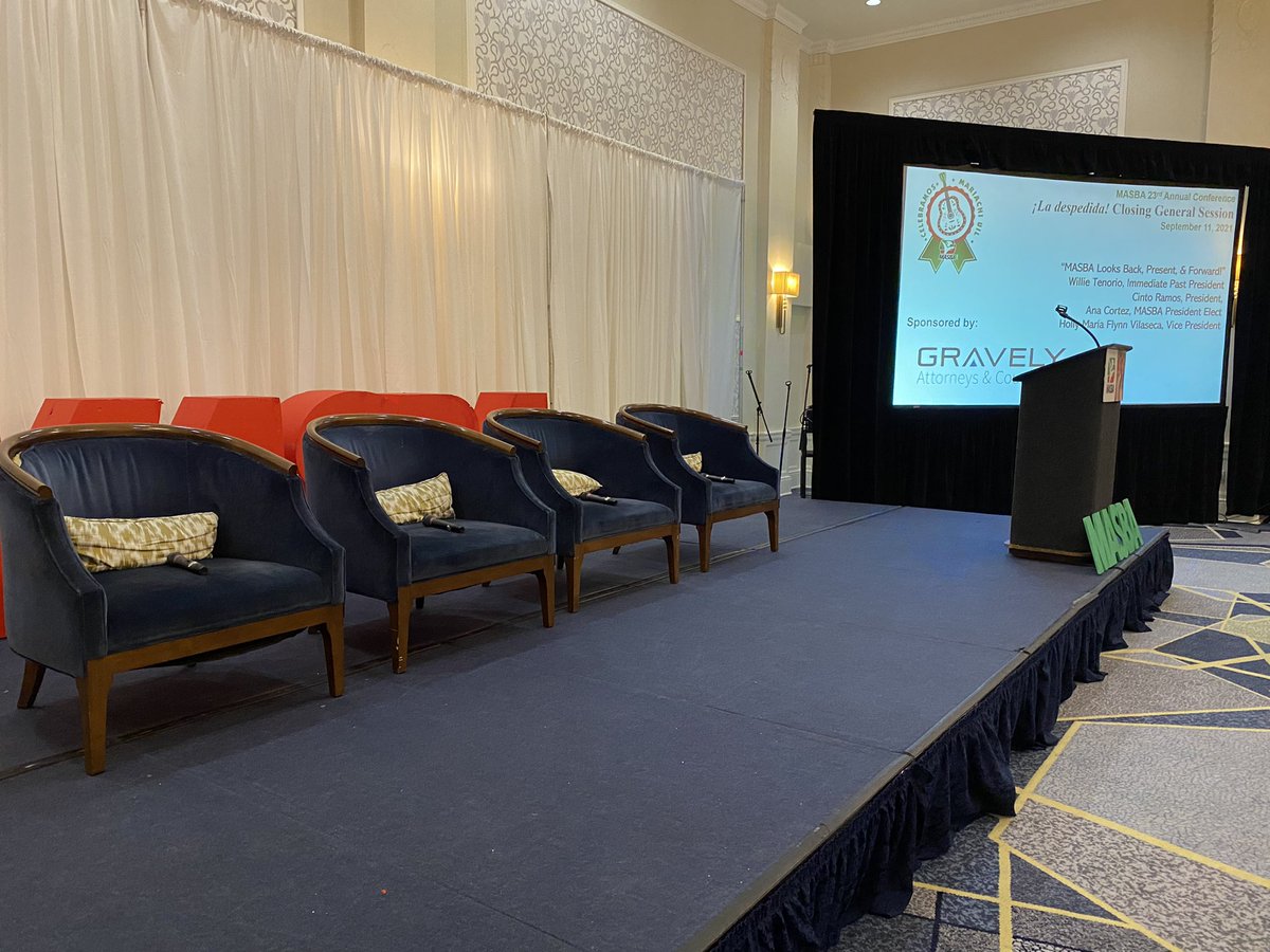 MASBA_US's tweet photo. Closing general session is about to begin! #MASconMASBA https://t.co/UmkWpUP3hc