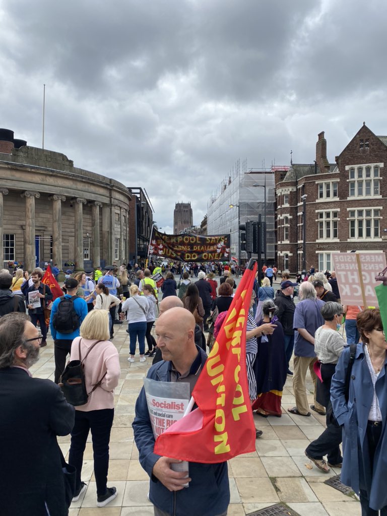 Thrilled to join with the resounding voice of Liverpool in saying 'No!' to #LiverpoolArmsFair
#ARMSFAIR