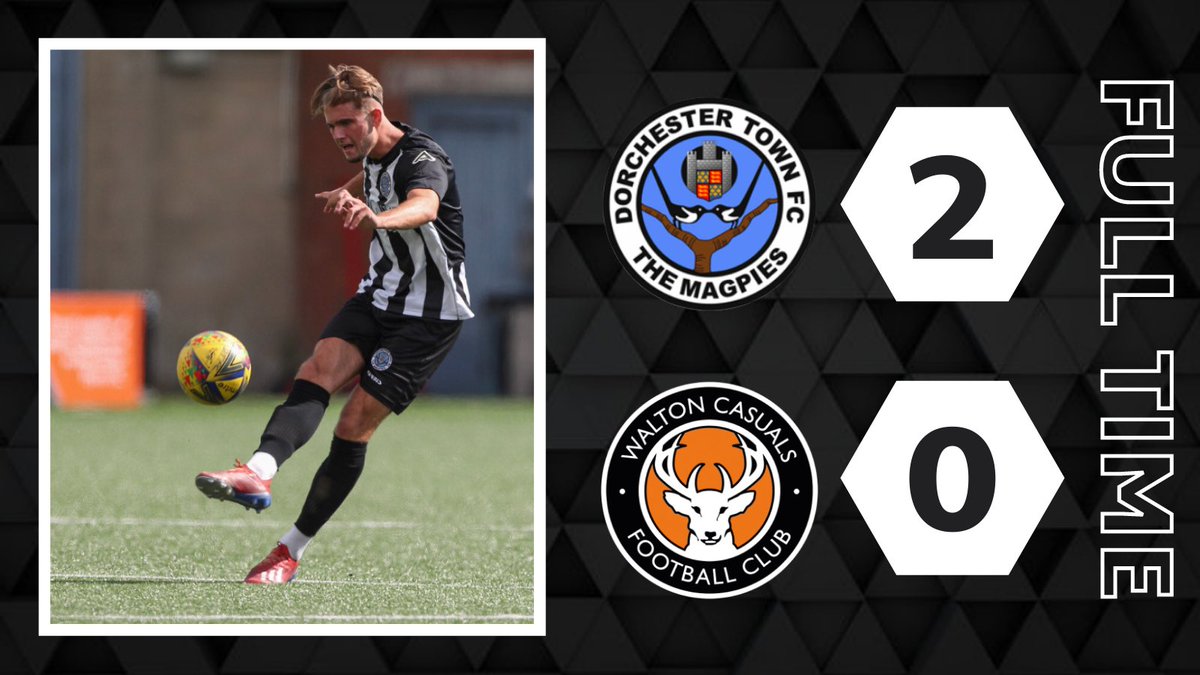 DorchTownFC's tweet photo. ⚽️ | 𝗙𝗨𝗟𝗟 𝗧𝗜𝗠𝗘

The first half double from Kieran Phillips  gives us the win!

#WeAreDorch ⚫️⚪️ https://t.co/fKnC4SkiGd