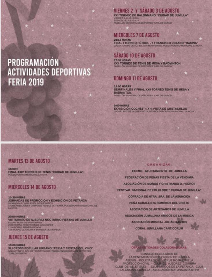 ❌ Las comparaciones son odiosas pero, ¿qué tiene de diferencia Jumilla y Lorca?

En ambos gobierna #PSOE y mientras que en #Lorca presentan 60 actividades deportivas en los Juegos del Guadalentín, en #Jumilla el PSOE suspendió todos los eventos deportivos sin motivo.
#Vergonzoso