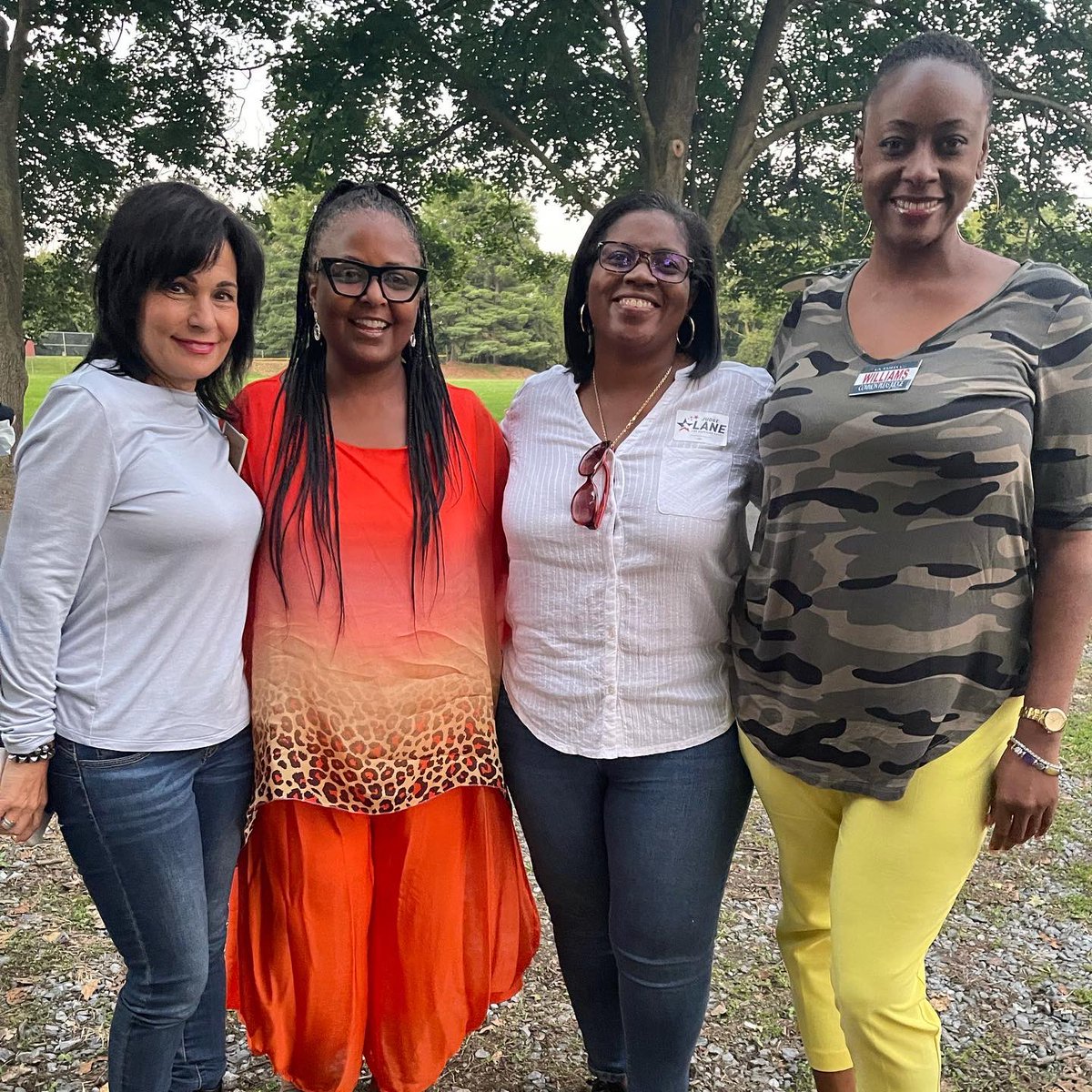 LCherene's tweet photo. Fun times bonding with fellow judicial candidates, local candidates, and DCDC members at the DCDC bonfire in Swatara Township. #itstime #generalelection #nov2 #judge #commonpleas #dauphincounty #lawyer #advocate #educator #integrity #compassion #experience @ElectBlackWomxn https://t.co/MqsQUp7BFM