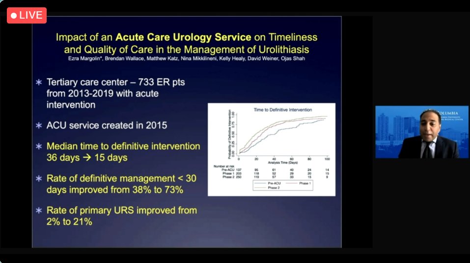 Bravo to <a href="/shah_ojas/">Ojas Shah</a> <a href="/DeanAssimos/">Dean Assimos</a> <a href="/lieske_john/">John Lieske MD</a> for a comprehensive #AUA21 course on surgical+medical management of stones!

Too many pearls for one tweet but here are a few: ideal stone diet 🍋, stent colic cocktail 🍸, PCN protocol 💉, and expediting time to intervention ⏱️