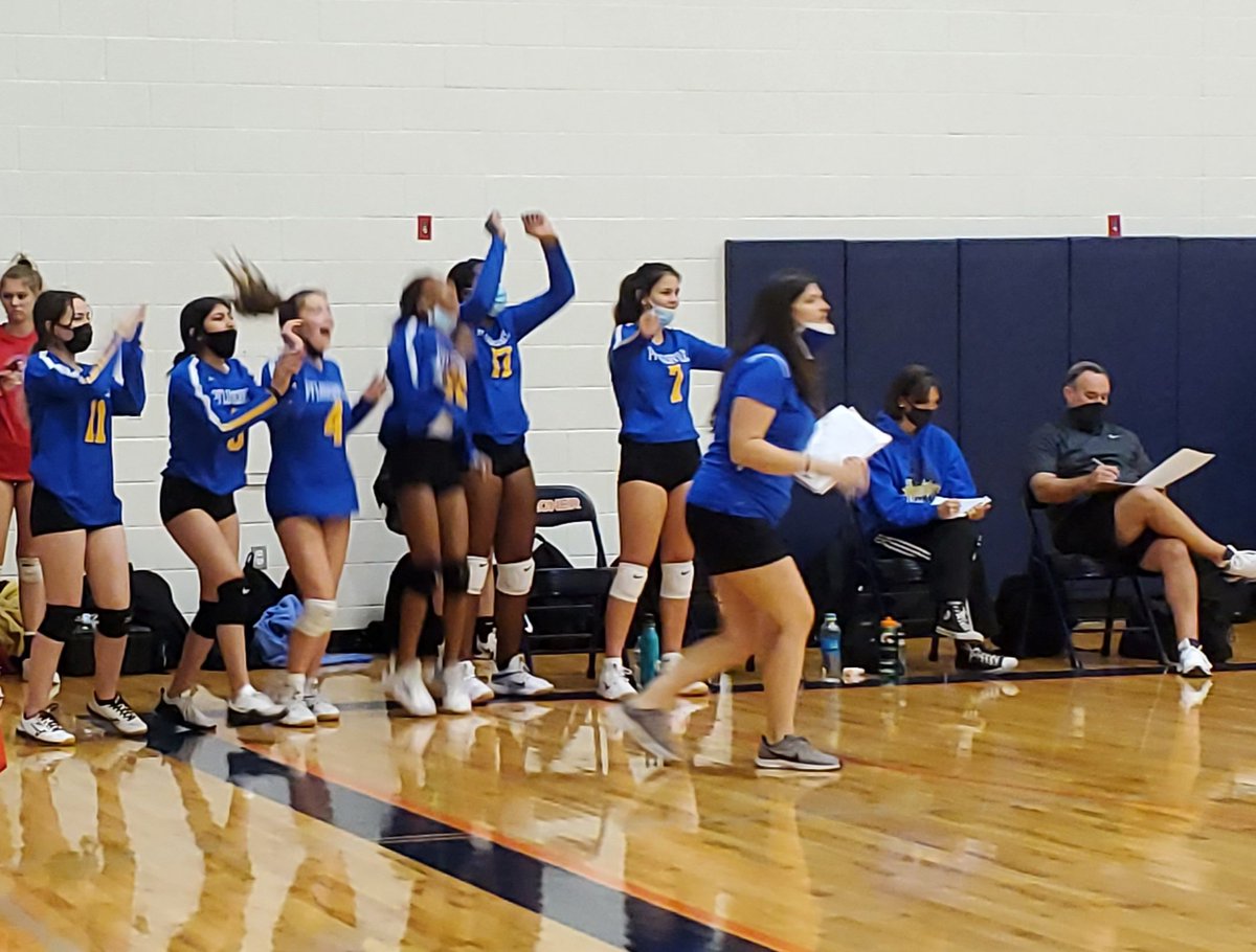 sflanford's tweet photo. Celebrating the early morning JV π @PflugervilleVB win vs Manor in two sets this morning. Off to a great start! #pfamily #rwed247 @adl_vball https://t.co/CJNu9o8184