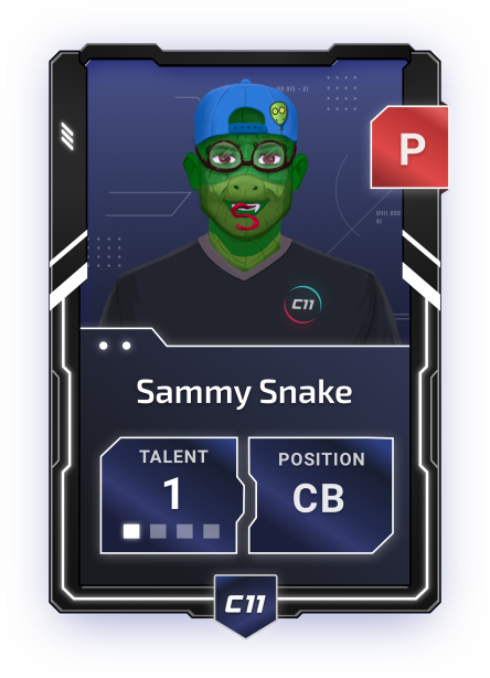 Cosmos_E11even's tweet photo. Our new Promo NFT is out, and it's probably the most famous guy from NFT gaming, ladies and gentleman..
SAMMY SNAKE! 🐍 

We will be releasing 4 more promos NFT's, stay tuned and join us on discord: https://t.co/fGvMr1ueDc

#NFTCommunity #NFT #NFTGaming #NFTcollection #WAX https://t.co/tFnANwDSeZ