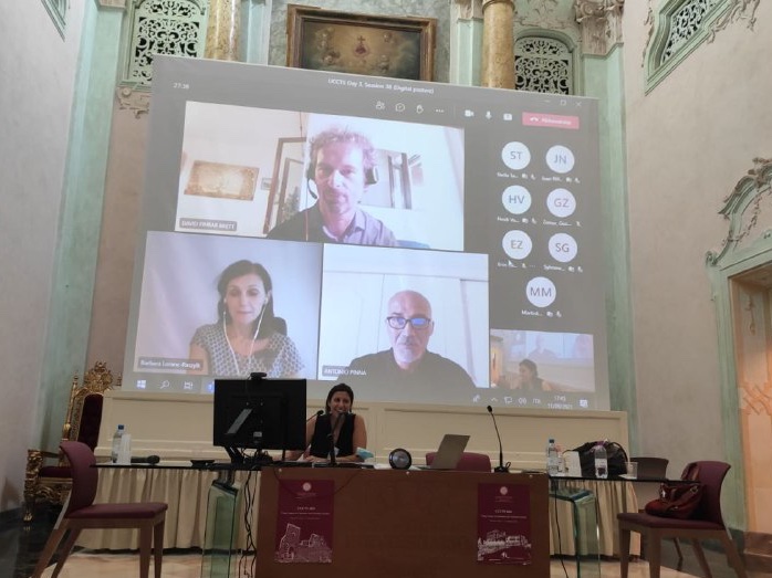 UCCTS2021's tweet photo. Magdalena Bartłomiejczyk and Sara Castagnoli chair the final sessions of #UCCTS2021, where #DigitalPosters are being presented. https://t.co/zLD0PrgQKQ