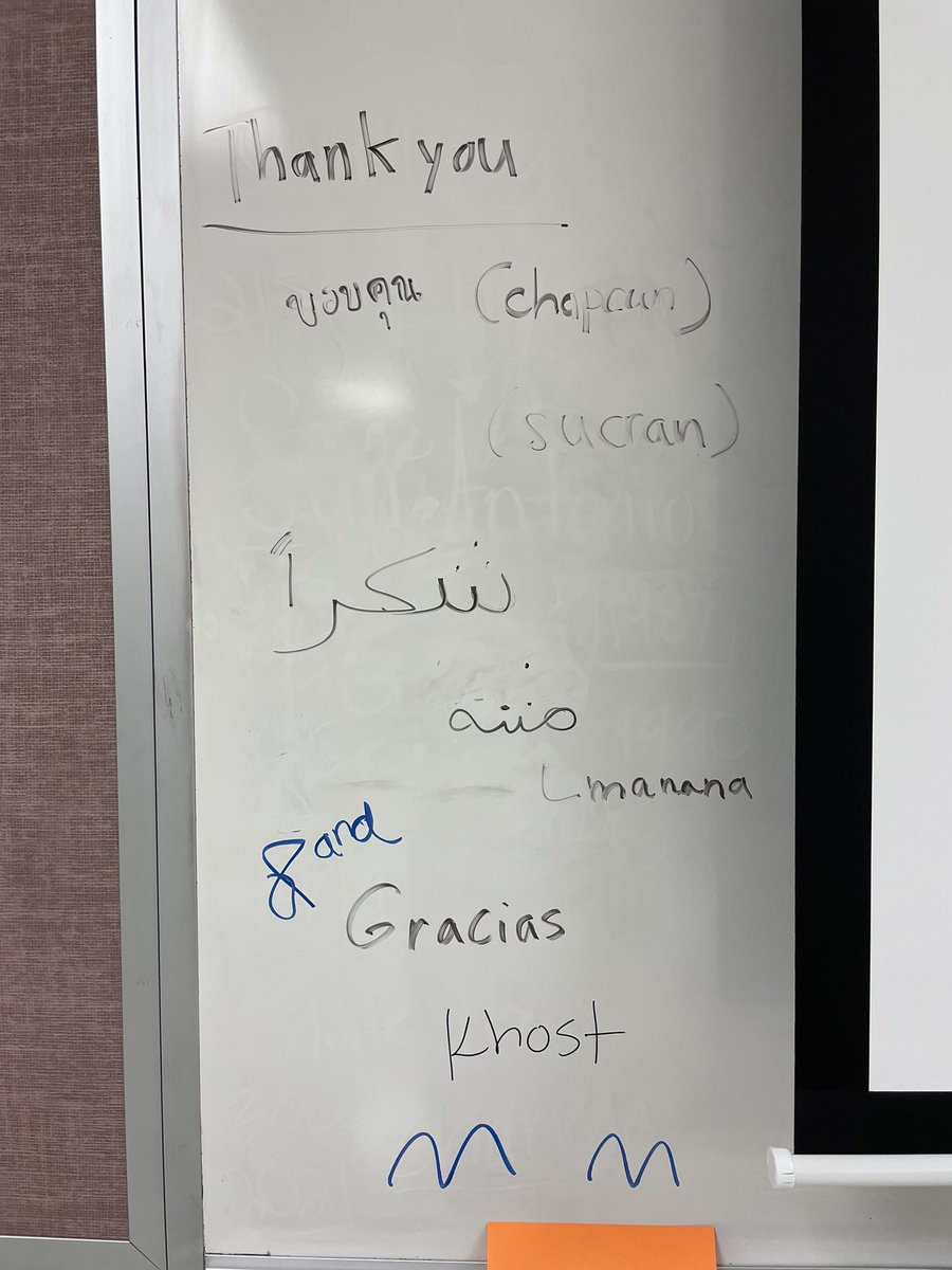 Now that I am back in the classroom, I have definitely been more reflective in how I show up. 

Co-constructing space means to me shared agreements, simply saying this is our space &amp; discussing how we want to exist in it. My board becomes a space where we learn from each other!